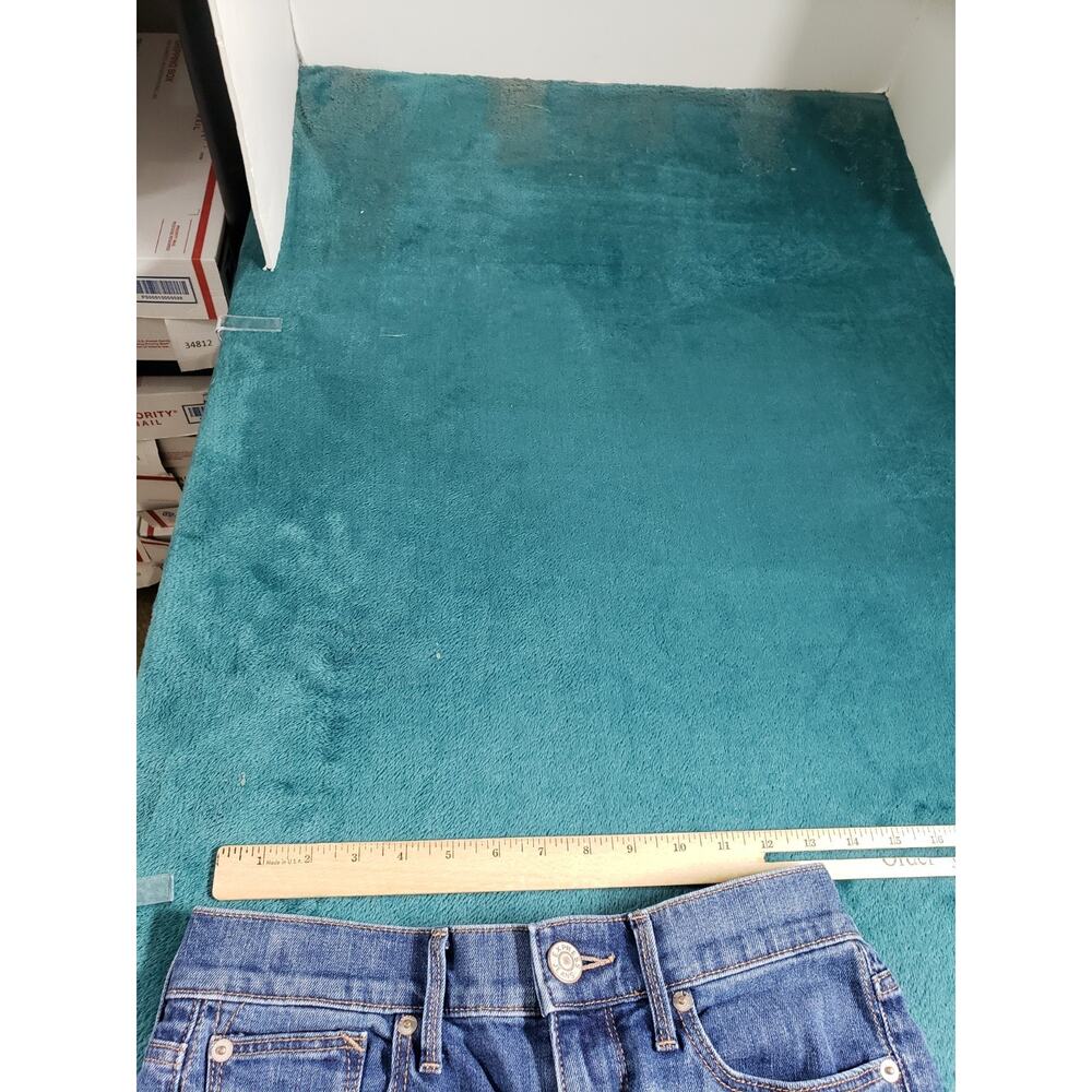 Express Jeans Size 0 Women Blue Denim Stretch Pants Distressed Mid Rise Skinny - Picture 9 of 13